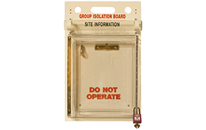 Hinged Group Isolation Board